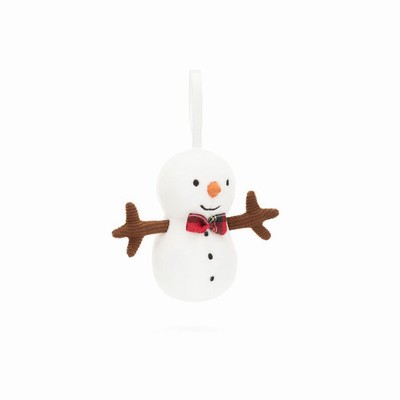 Jellycat Festive Folly Snowman UK | 91538NAJK